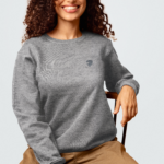Sweat-shirt Femme gris clair